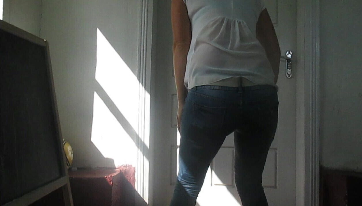 Jerk off, fucking masturbator, pissed pants.