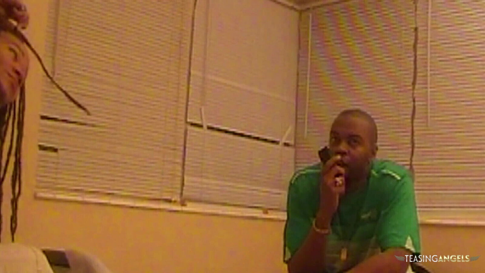 attractive blonde Caucasian girl displays sensual nature while riding robust black schlong.