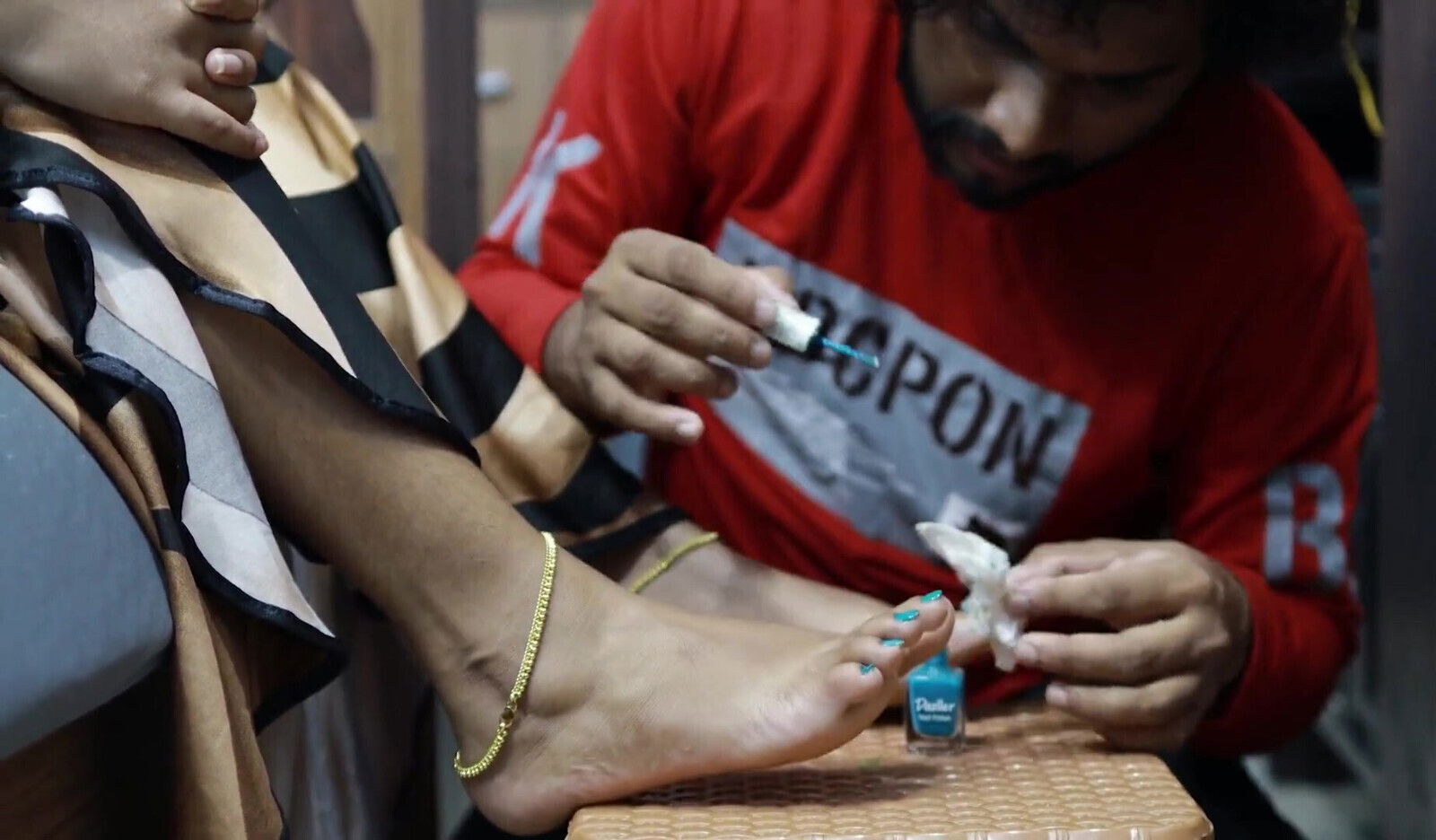 Nail Polish Girl Feet