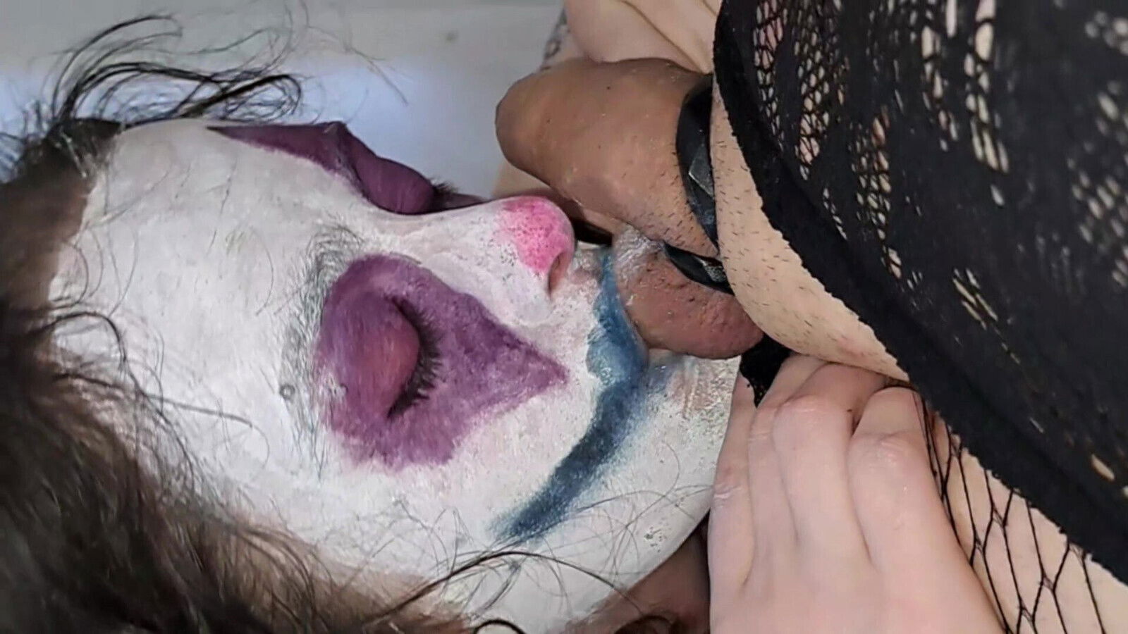 Mistress preps slave, pegging deep throat blowjob strap