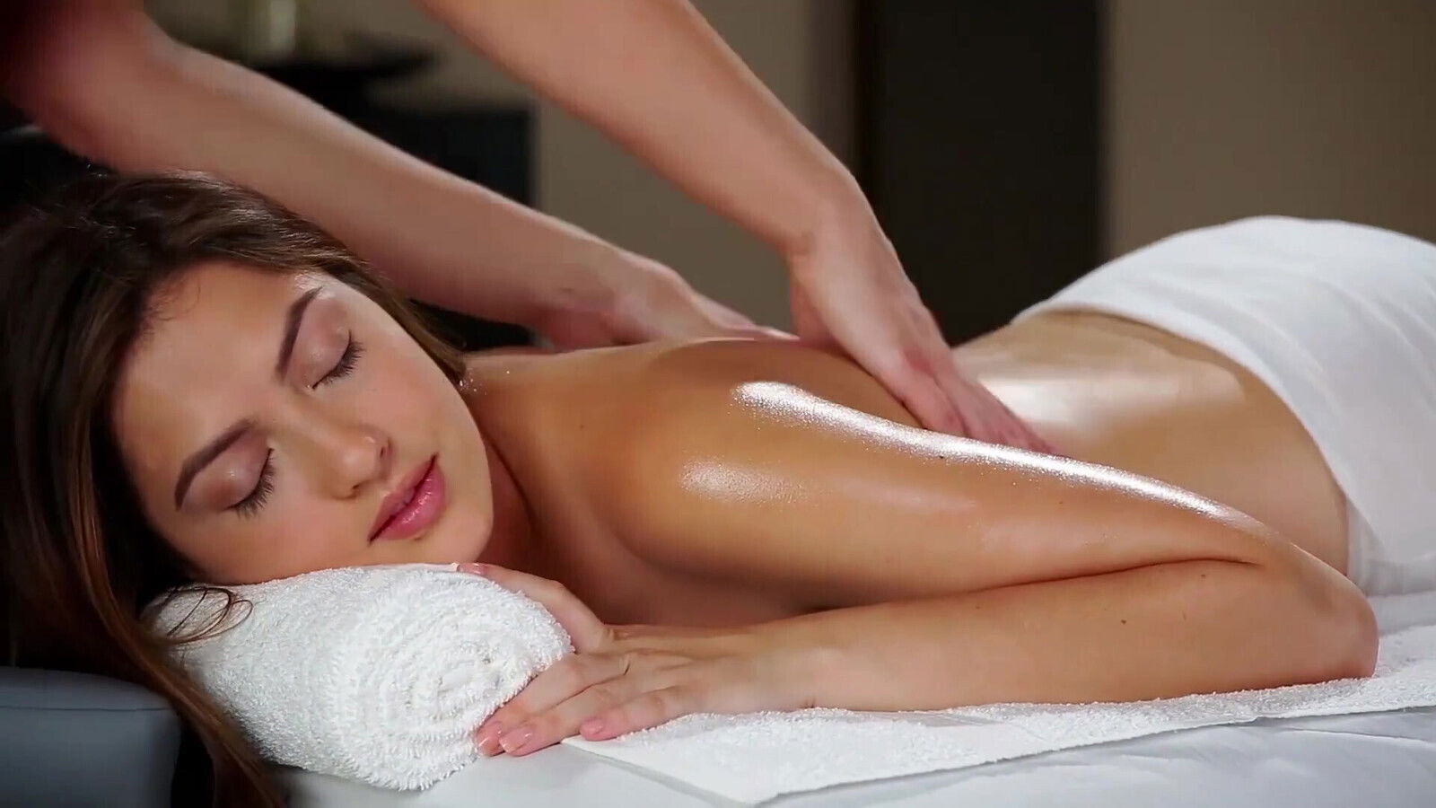 Busty blonde working pussy