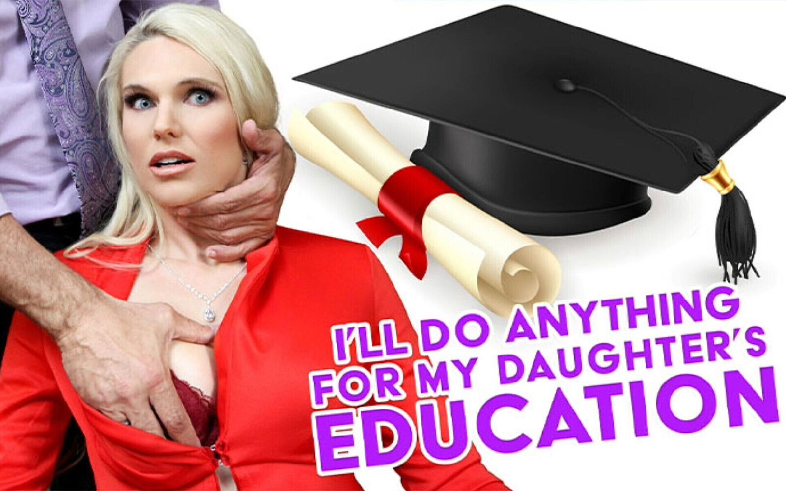 Dirty Blonde MILF Eats Principal's Lets Pussy Hard Keep Stepdaughter College