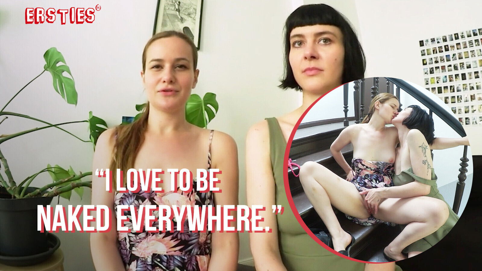 Ersties Sally Delfine Have Lesbian Hallway