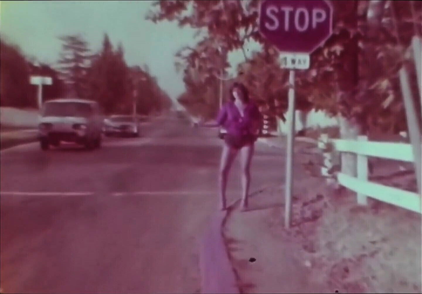 Vintage porn retro erotic theatre hitchhiker