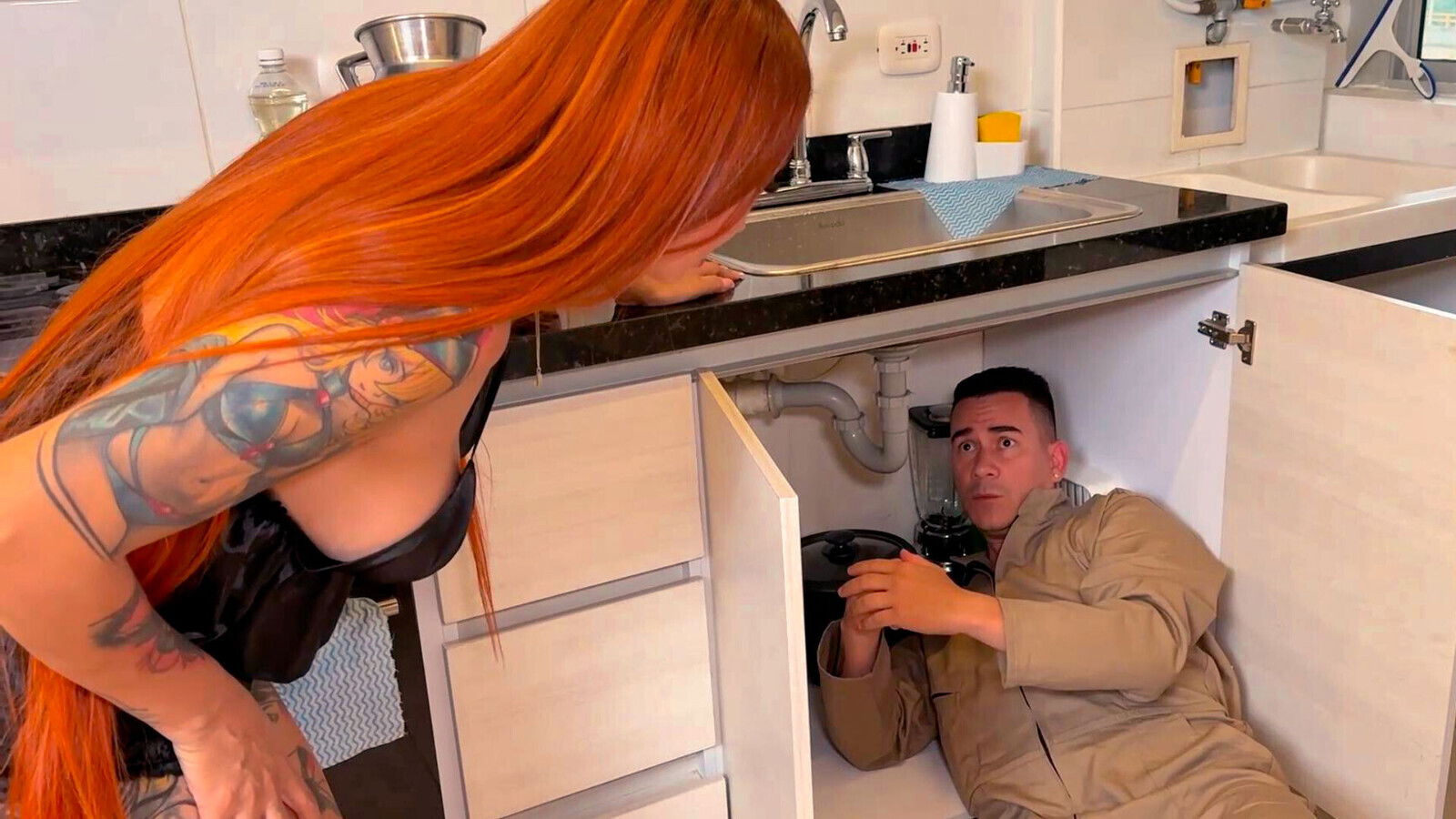 plumbers have dicks, have take advantage them.