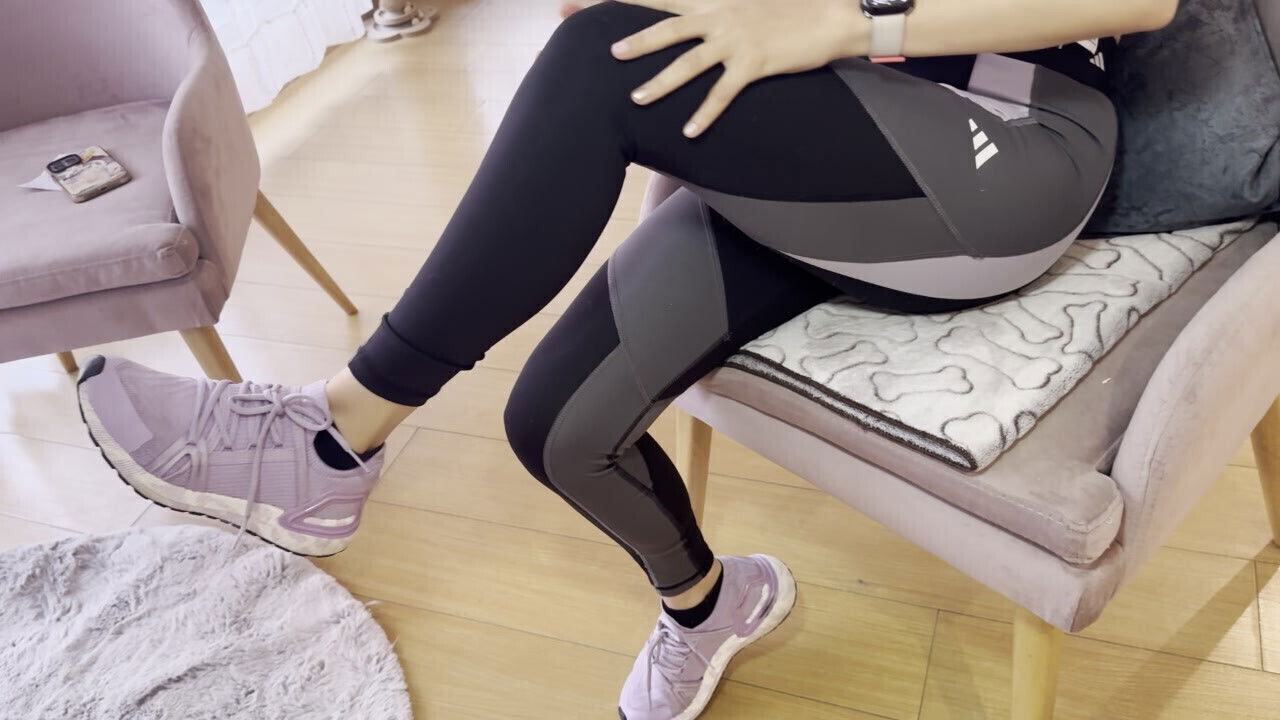 Woman Warms After Touching Sweaty Feet