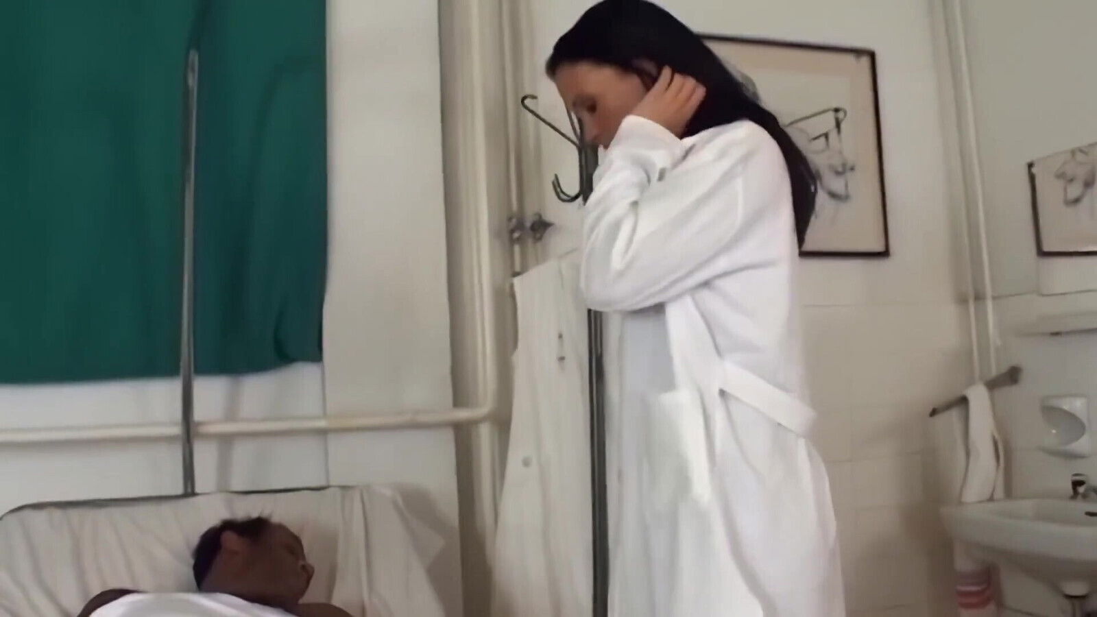 Horny Nurse Gets Fucked Hard Patient.