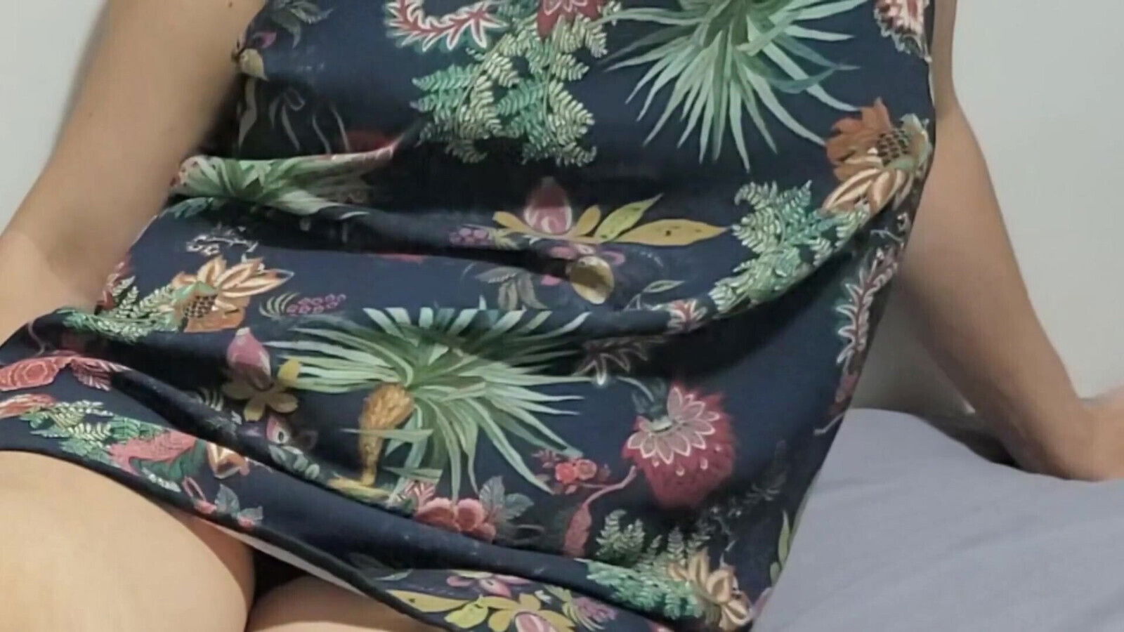 Chubby Wife Showing Panties