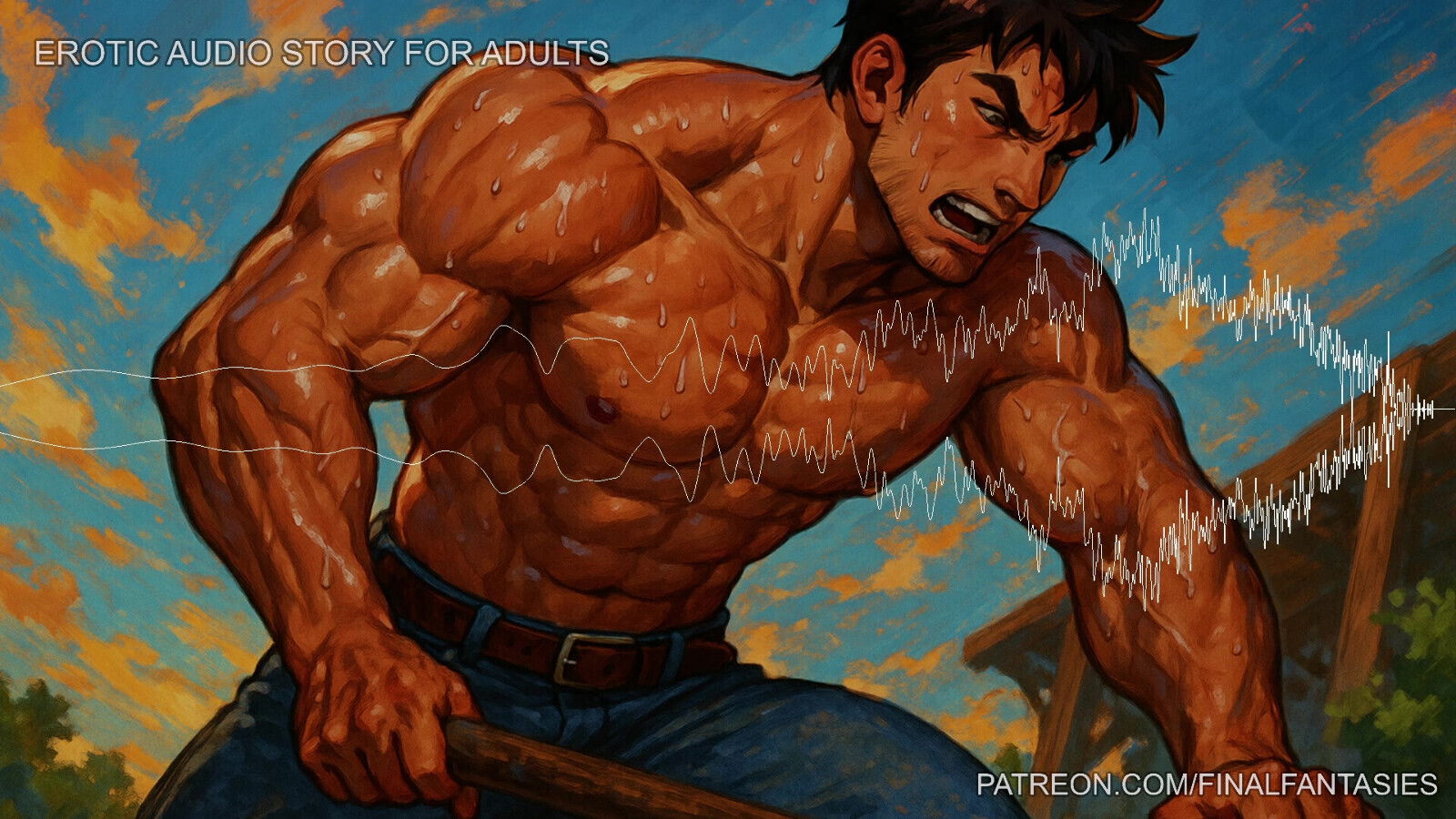 Sweaty Handyman Erotic Audio: Male Blowjob Fantasy