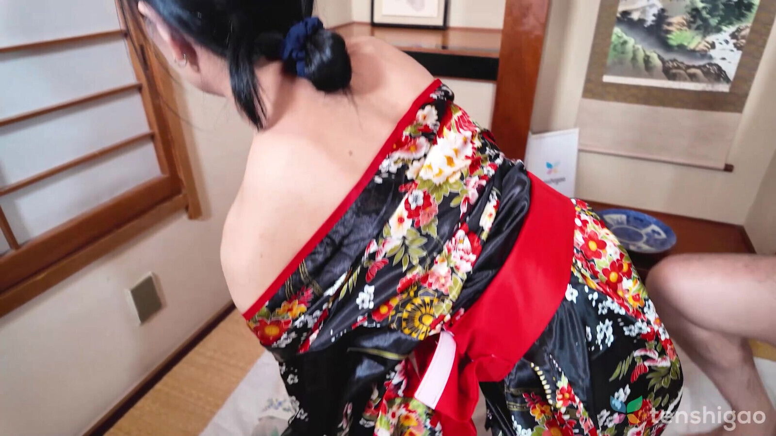 Japanese woman Kaori Murakami with passionate with lover.