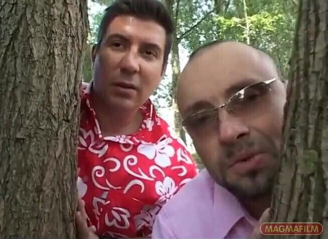 Hiker Meet Cute Girl Woods Some Pleasure