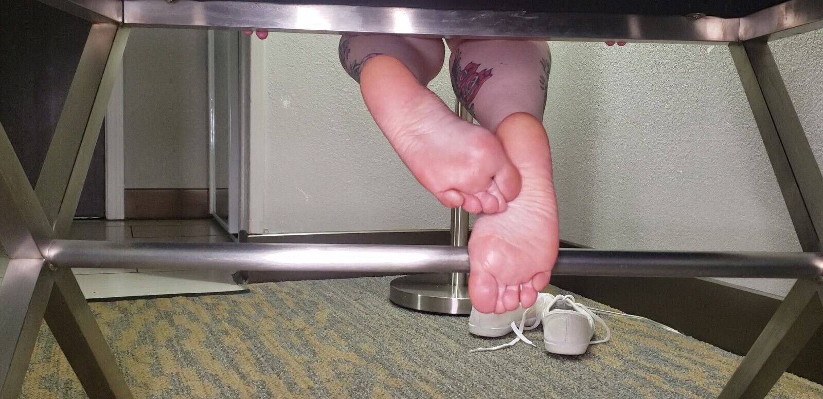 White Keds Shoe Play