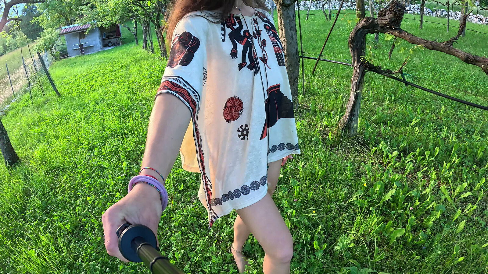 undress walk naked nature! Amateur