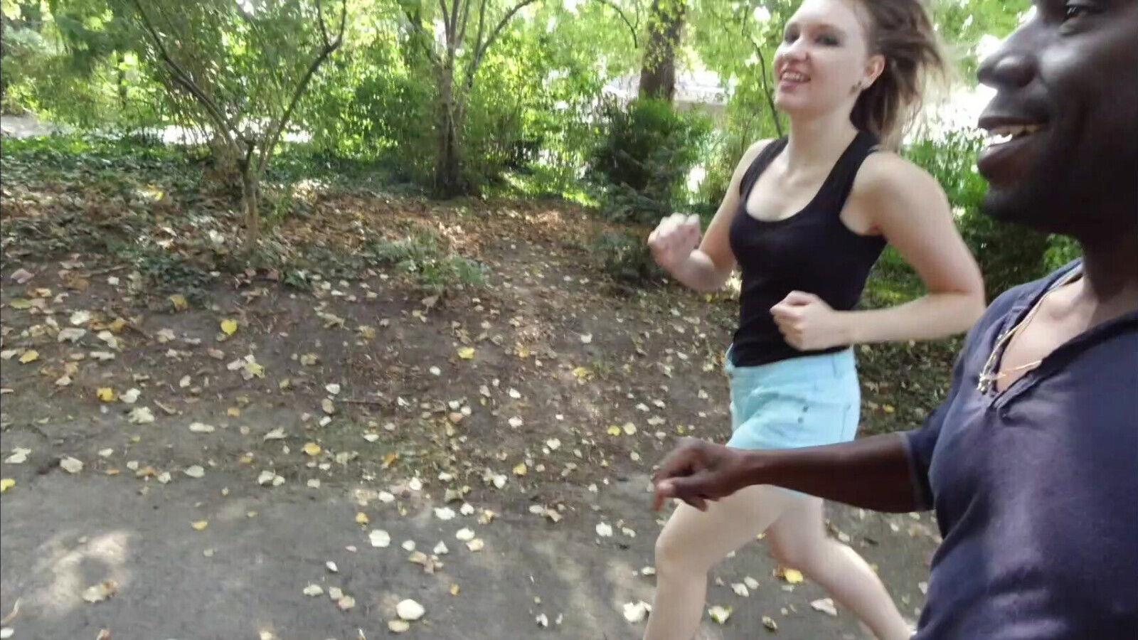 Jogger Teen Begged Fuck