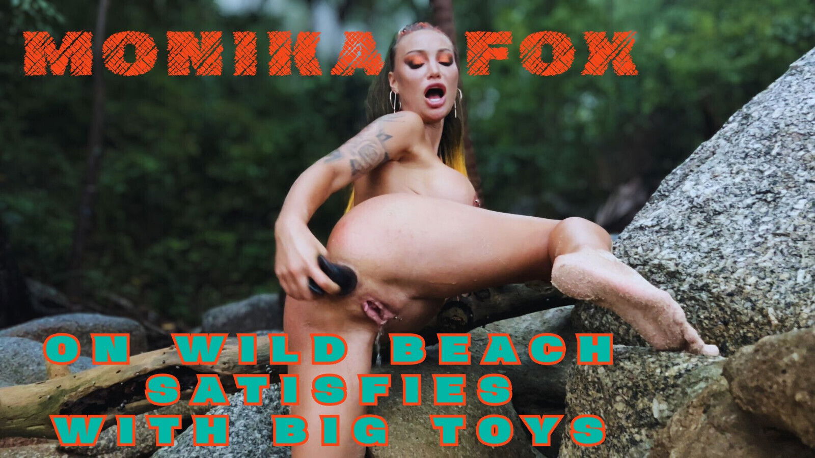 Kinky Monika Wild Beach Satisfies Herself With Toys, Doing Anal, Squirt Prolapse