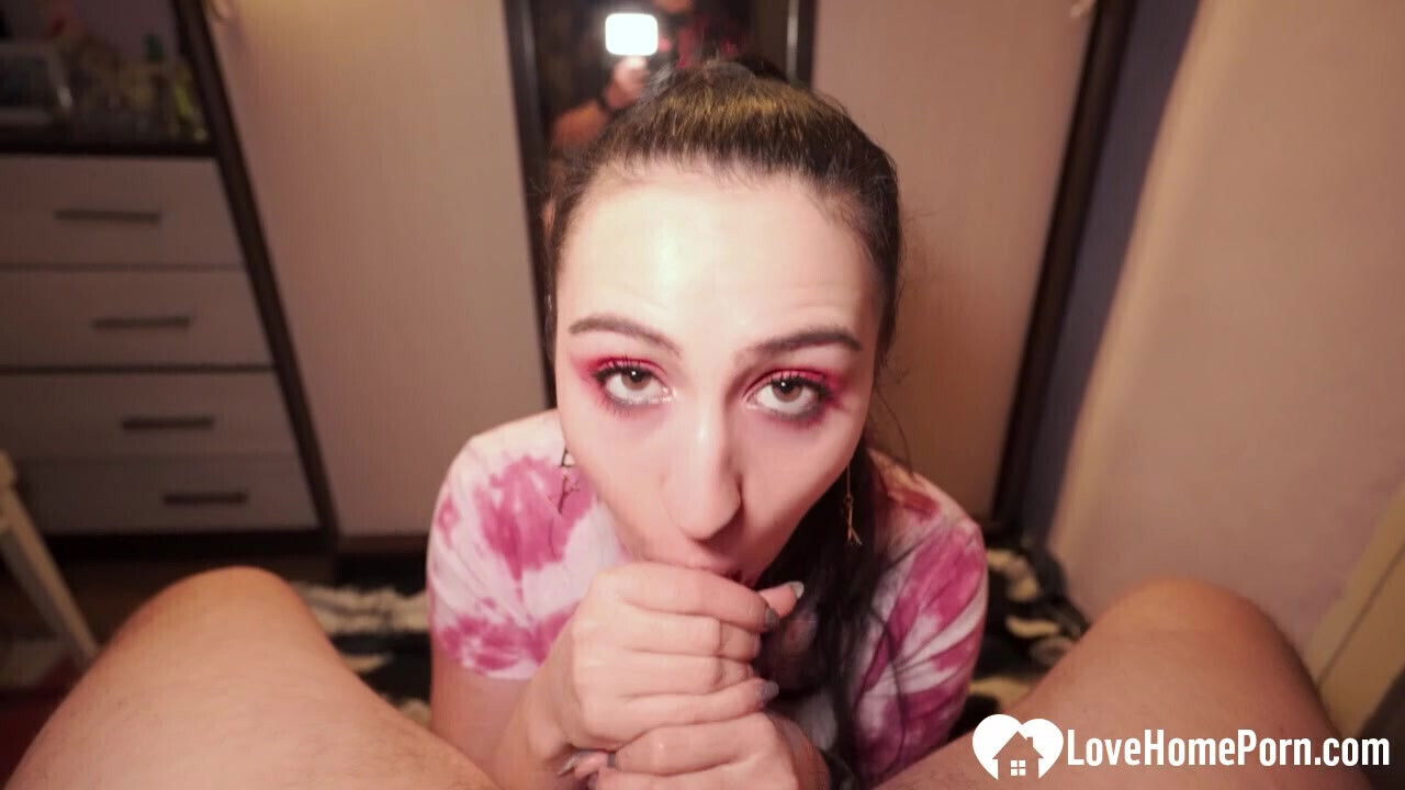 Goes Wild Sucking Dick Action