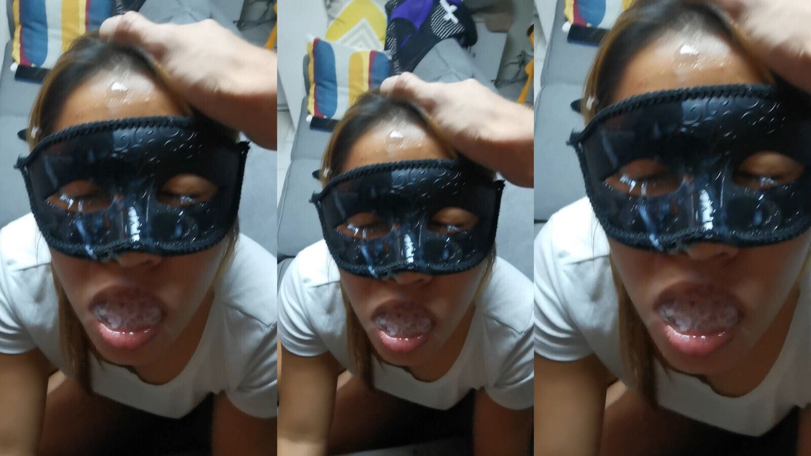 Asian student pays rent