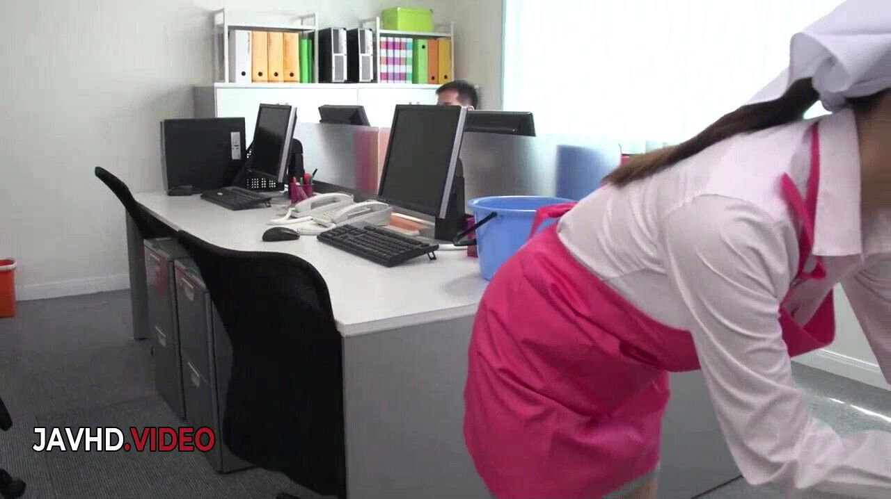 Asian Office Lady Chihiro Akino Delivers Hardcore Blowjob Craves Creampie Action