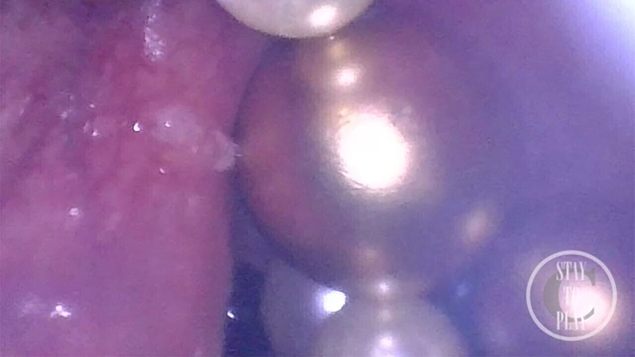 INSIDE ASS: Ball Chain disappears deep hole