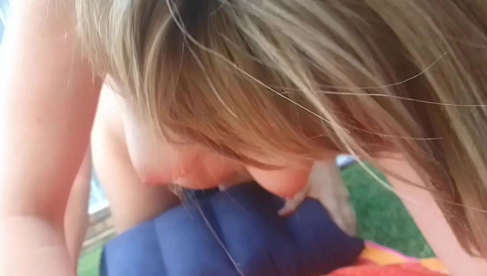 Fucking wife while taning