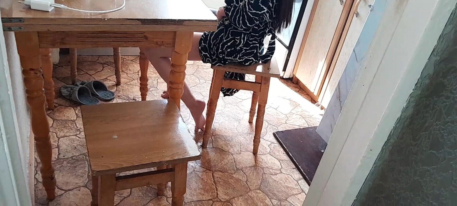 watch neighbor masturbate kitchen join