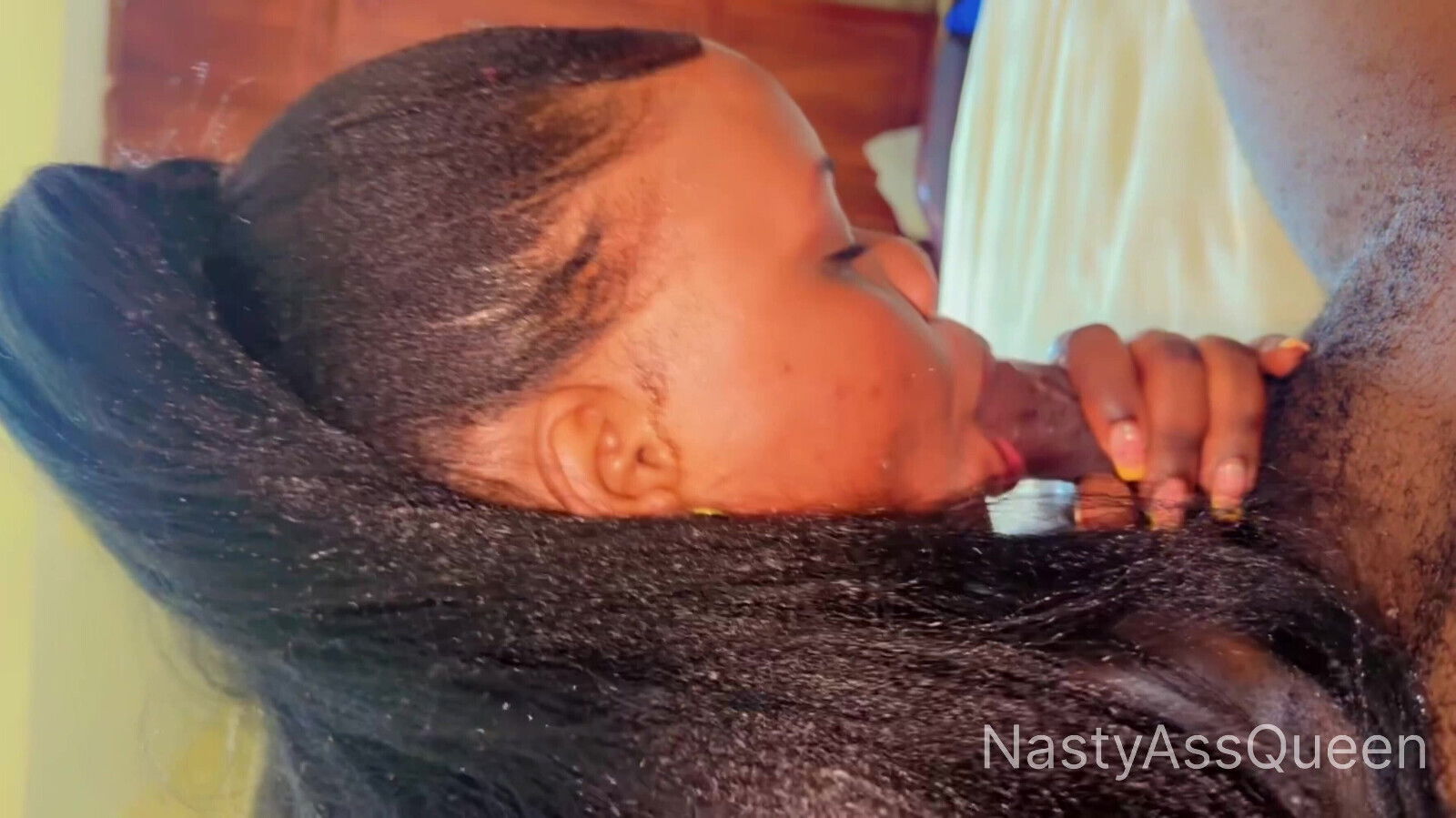 Sloppy morning blowjob