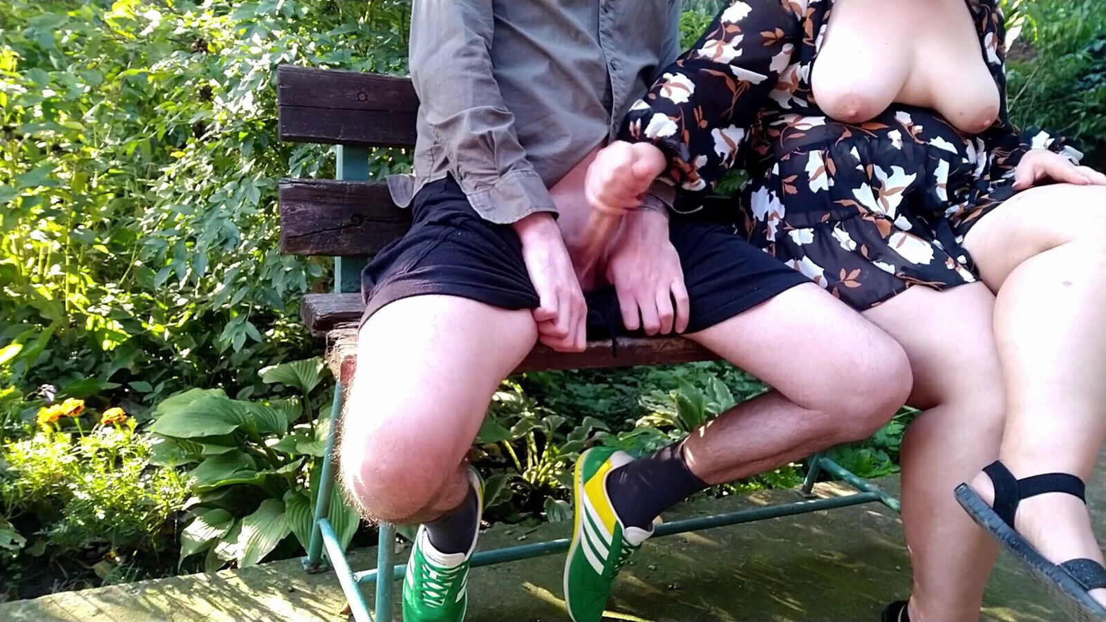 Horny Mother-in-Law's Natural Breasts