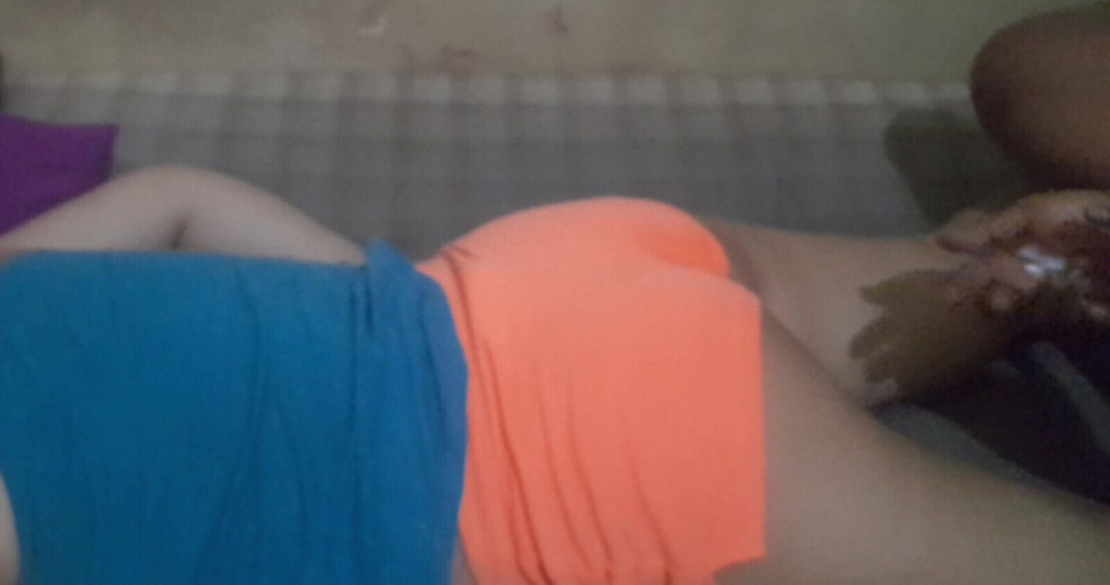 Woman's Wedding Dress With Shaved Headband