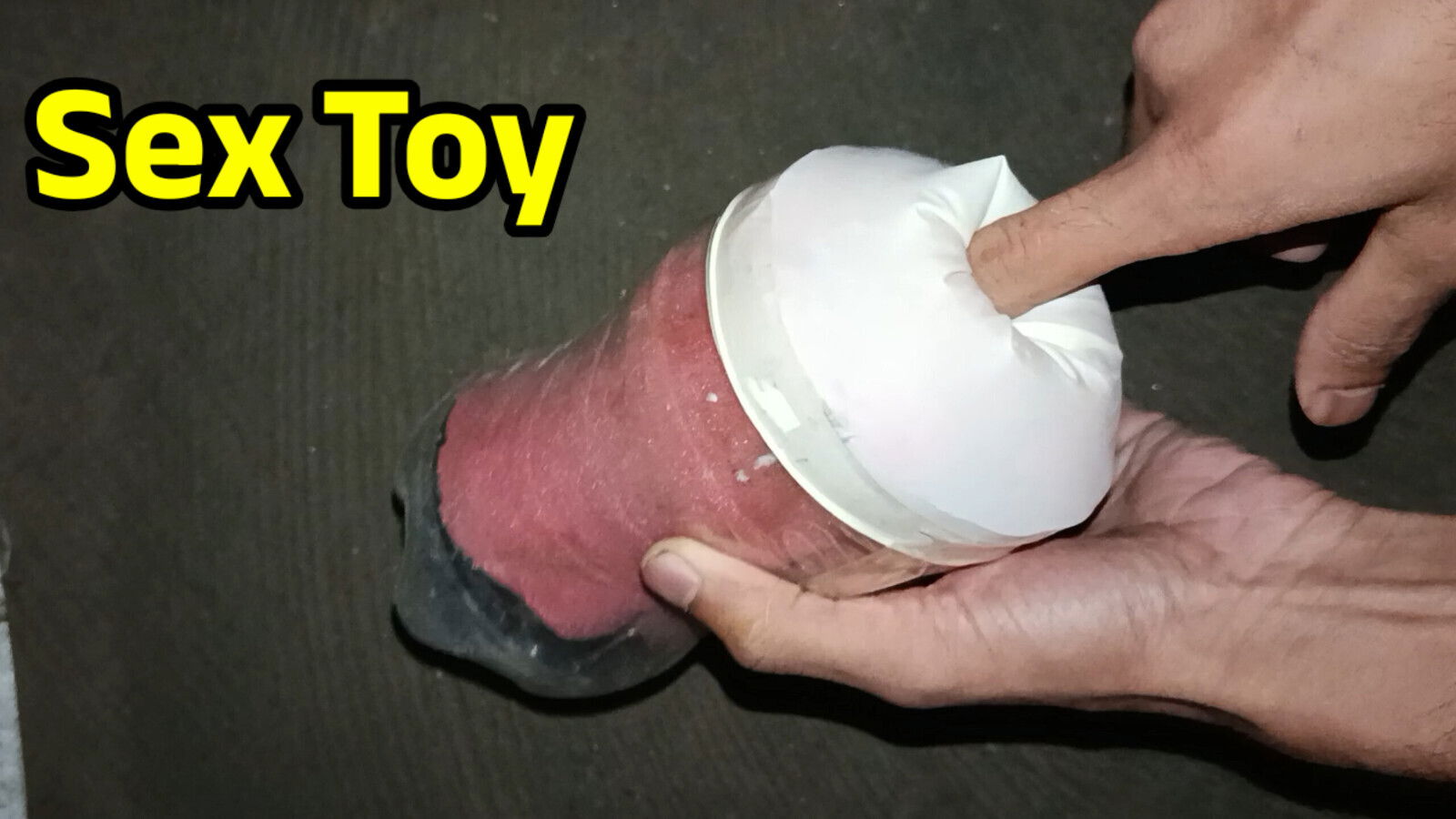 First Time Using Homemade Pussy Felt Real!