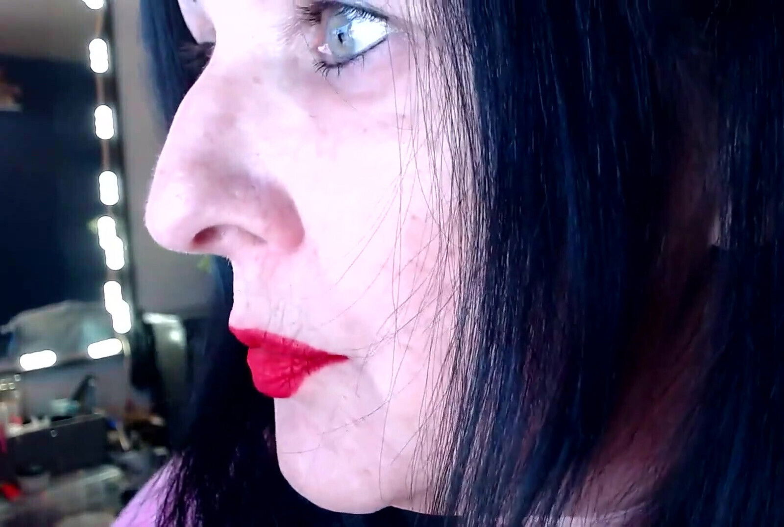 Lipstick Application Duck Lips Smoking MILF