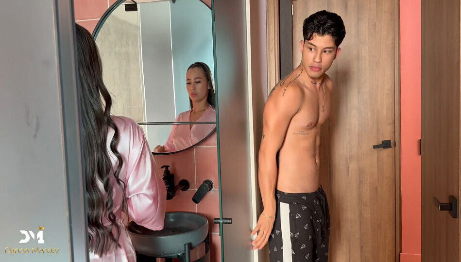 stepbrother's girlfriend gets when we're left alone Danner Mendez Daniela Andrea