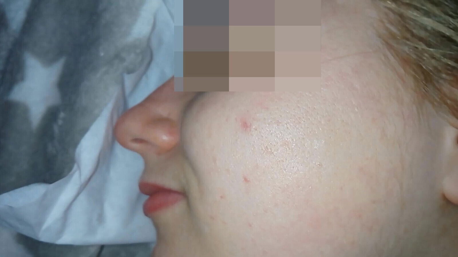 face pussy sperm flows down cheek