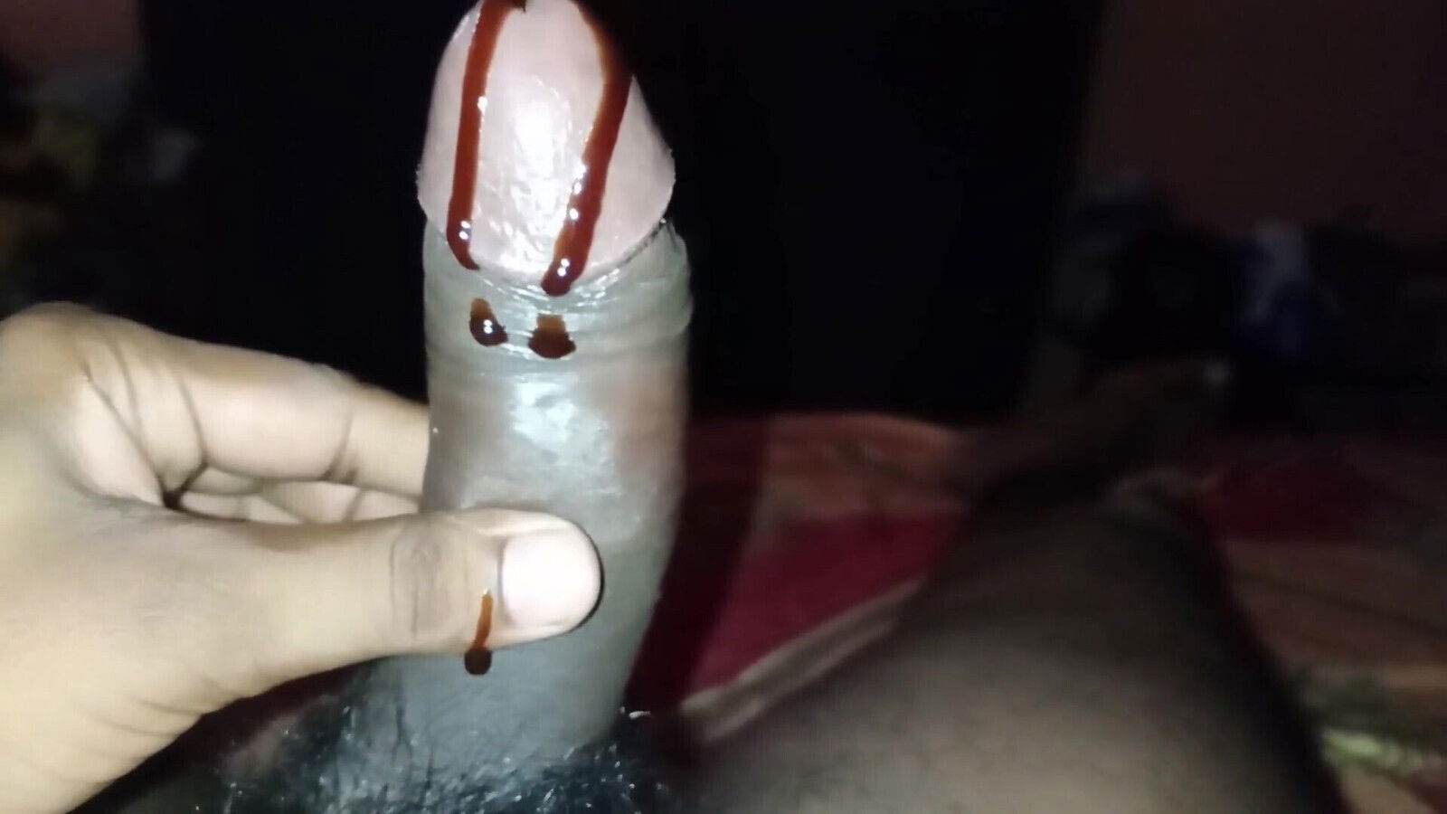 Chocolate Syrup Blowjob