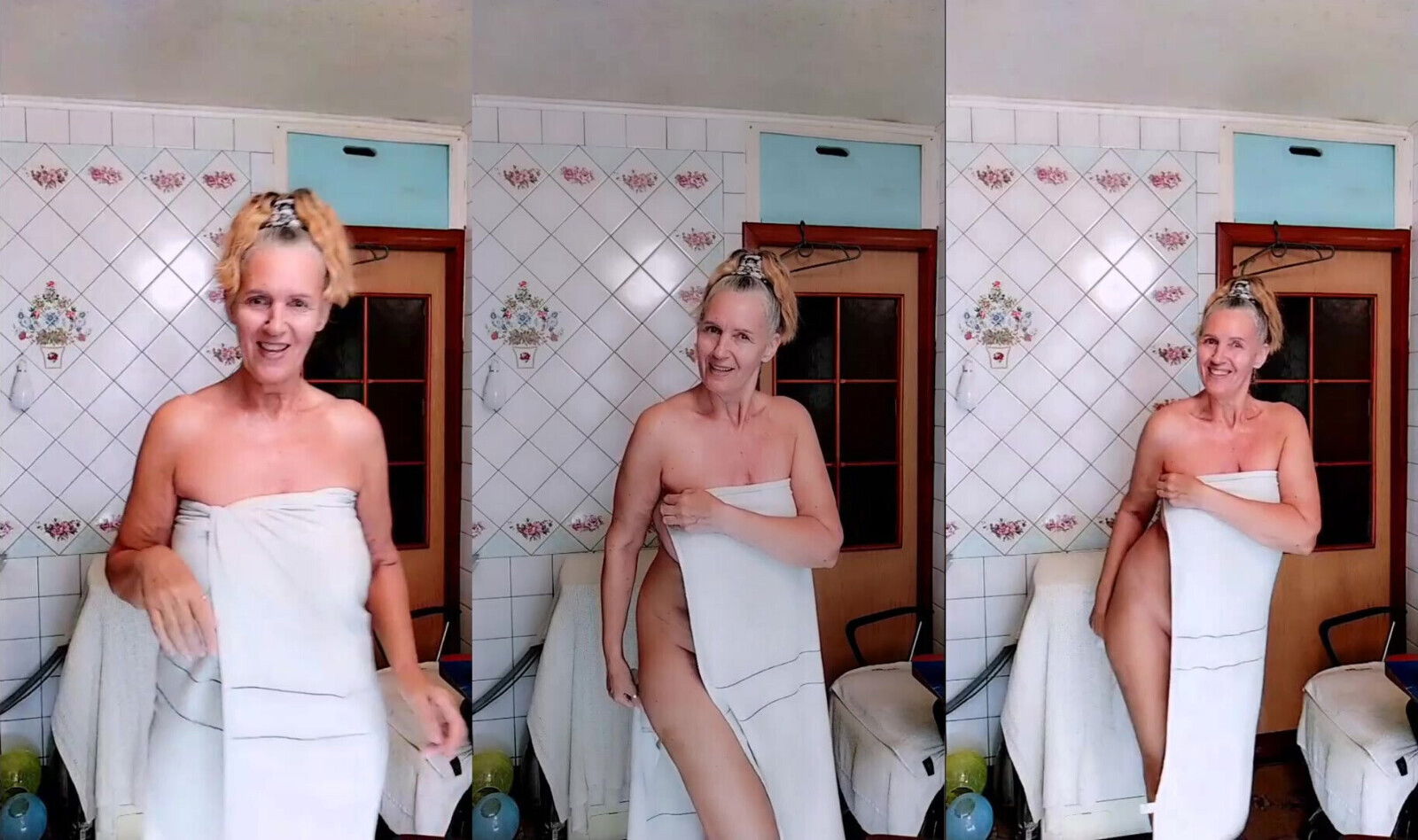 Housewife Lukerya White Lace Lingerie