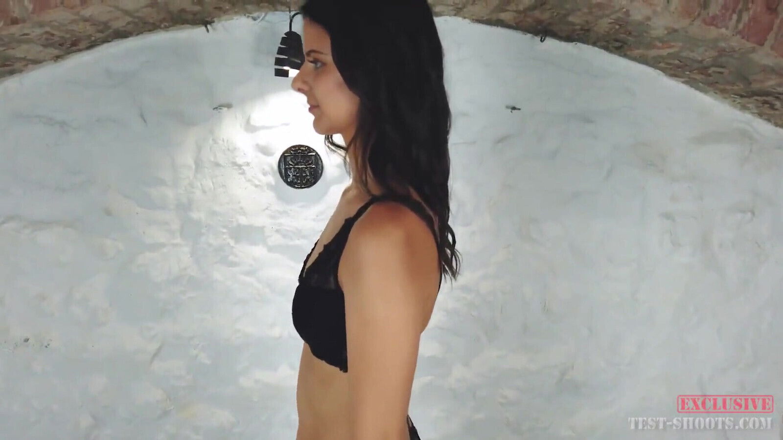 Exclusive Video with Pretty Cute Face Virgin Teen Viola Nude Casting