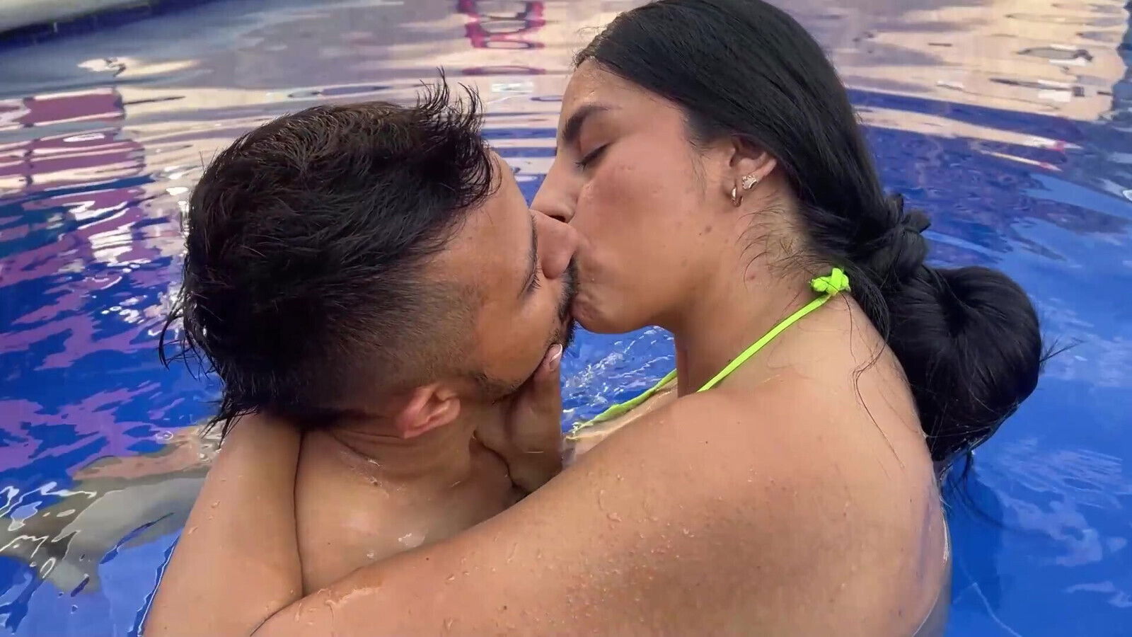 kissing stepbrother's best friend pool gets really fast