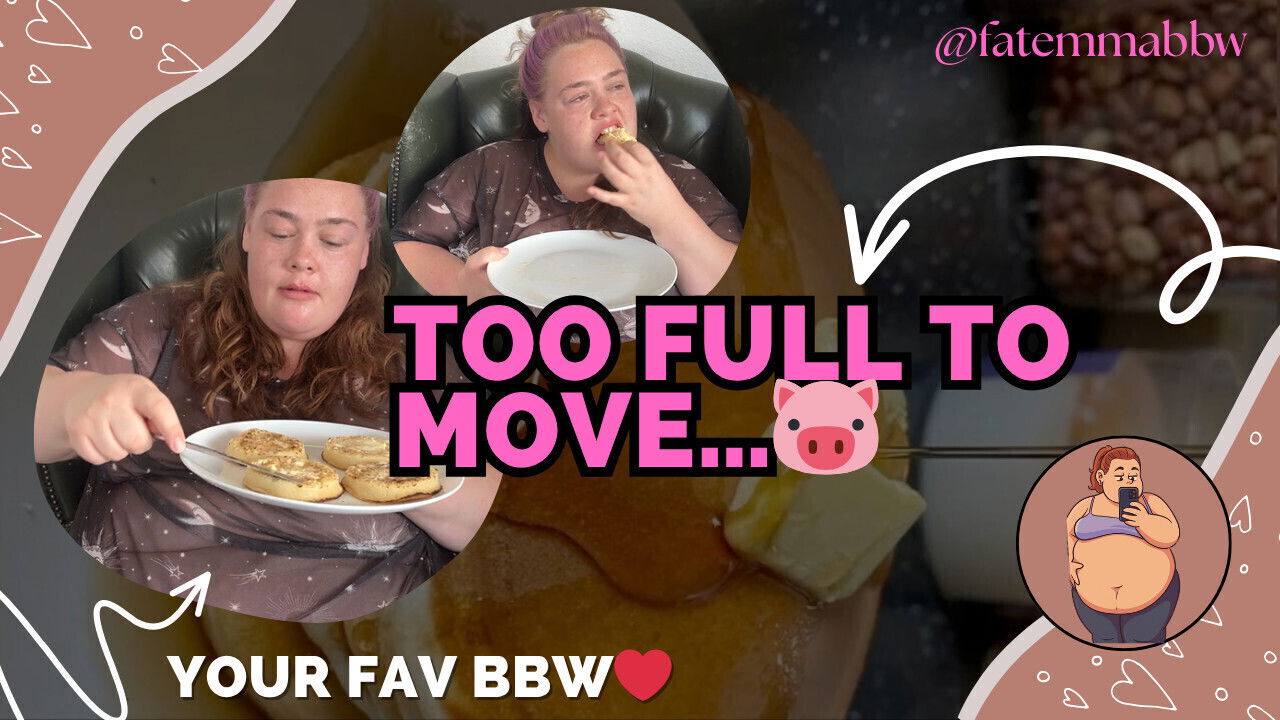 Soft Stuffed Morning Pancakes, Coke Lingerie Belly🐷