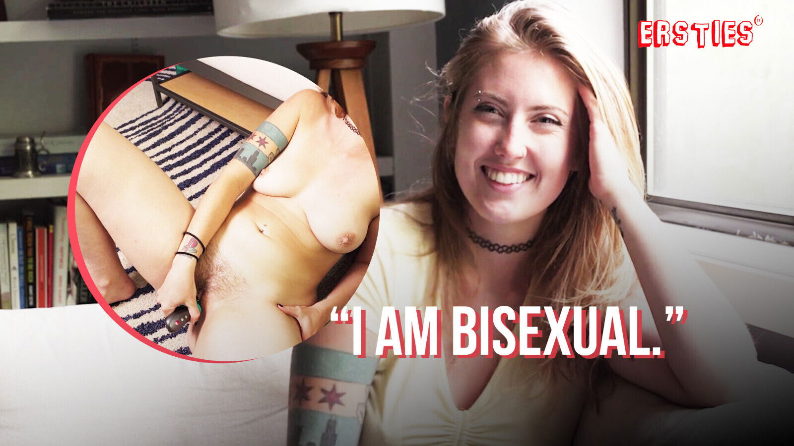 Ersties Gender Fluid Electra Grabs Favorite Plays With Pussy