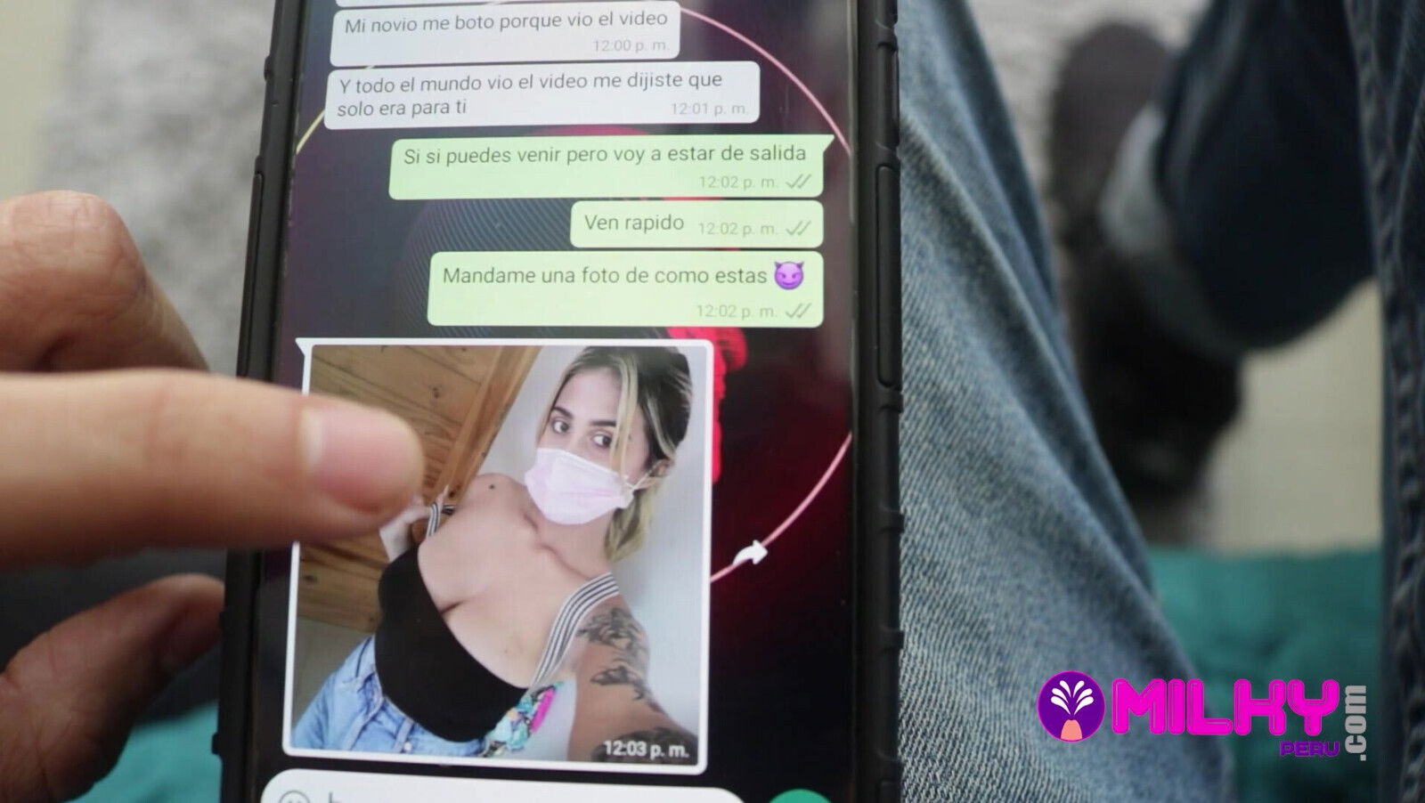 Full service master! Busty Latina cleans with mouth huge