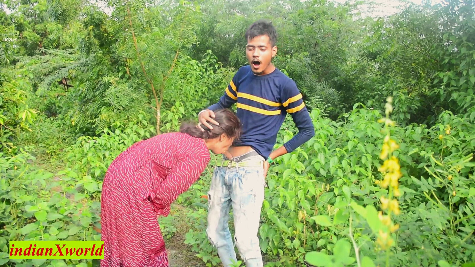 18yrs Fucking Girlfriend Jungle! Indian Outdoor