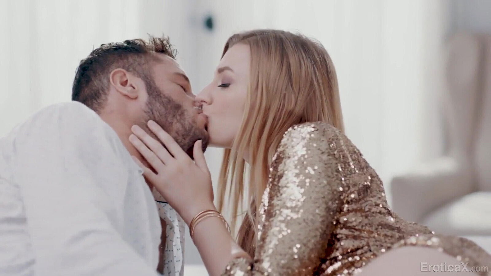 lesbian's first fuck with EroticaX