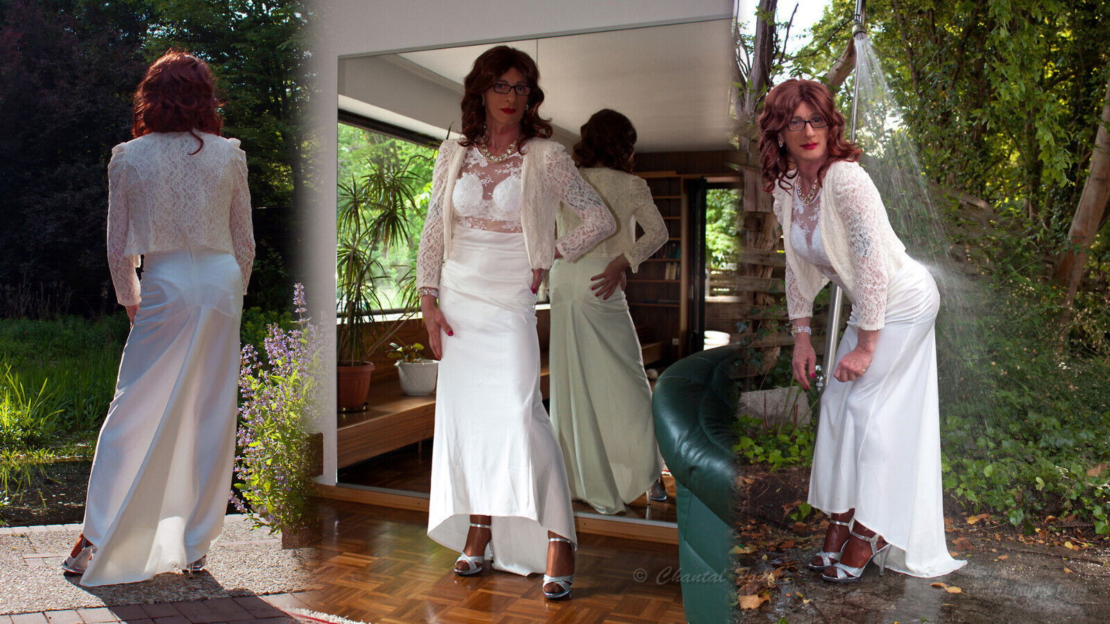 Sheer White compilation spanking cooling