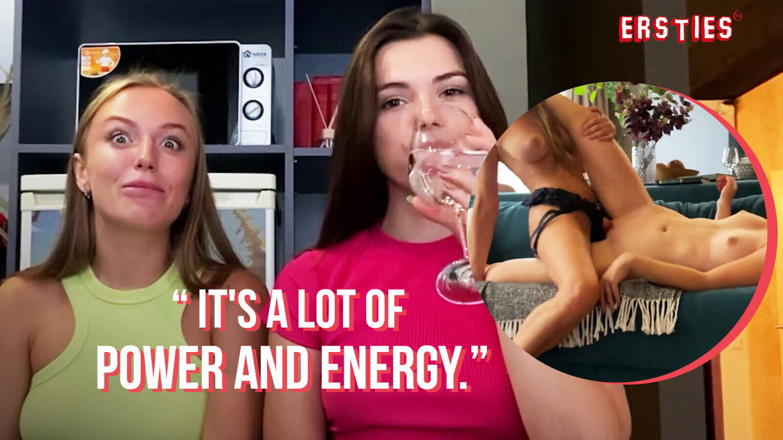 Ersties Lesbian Strap With Hayli Aislin