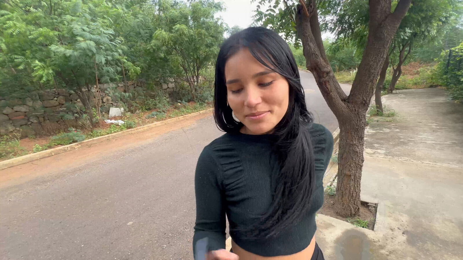 CASUAL WITH STRANGER, invite young Latina apartment fuck