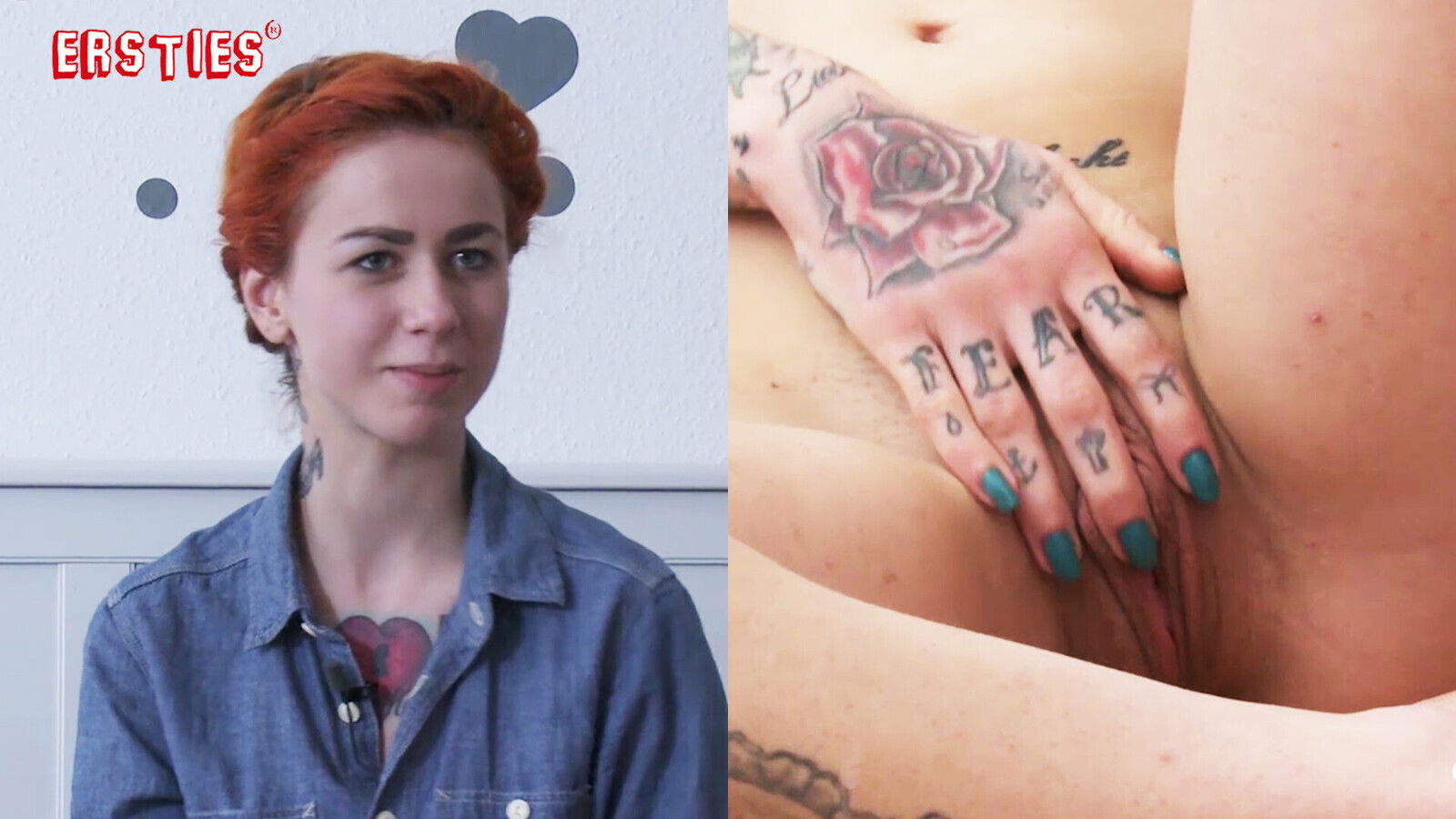 Ersties Creative self-seduction with student Frieda