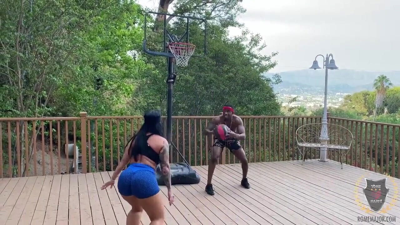 Rome Major Sucked basketball Court, Fucks Brazilian Pussy