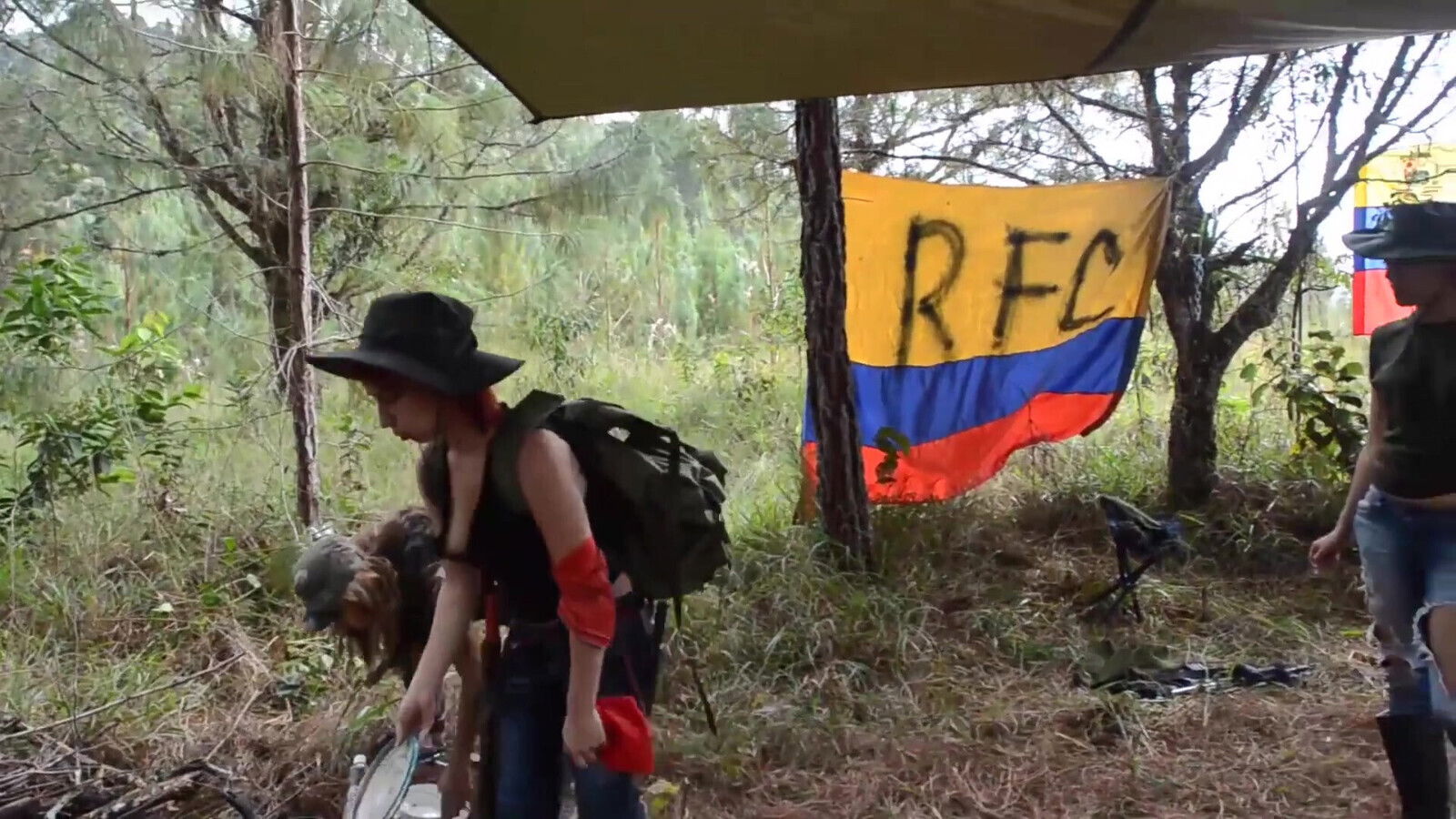 Latina pussy-eating outdoors Jungle insurgent camp