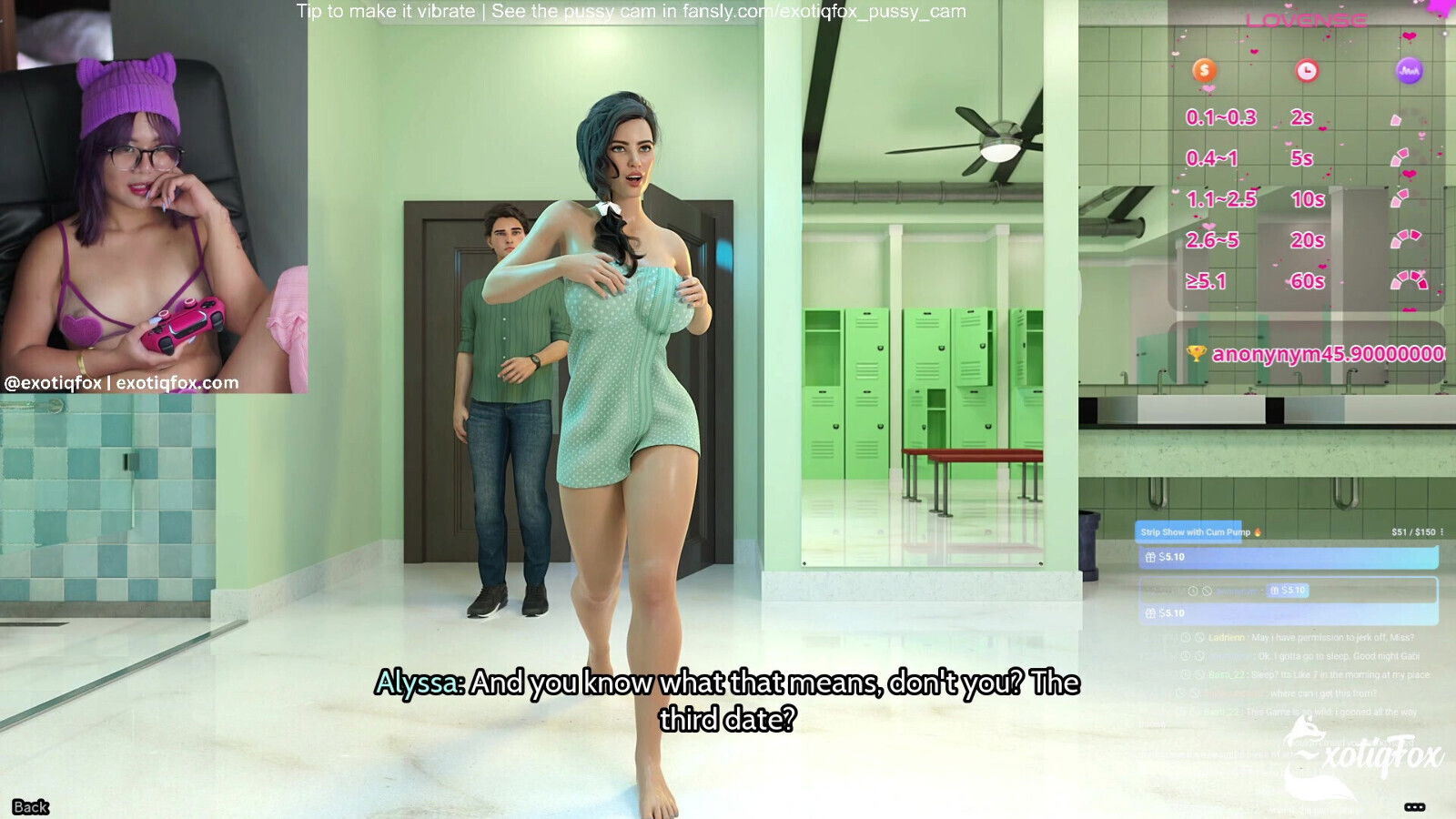 Cute Gamer Girl ExotiqFox Plays Fresh Women Episode Solo Girl Gaming Masturbation