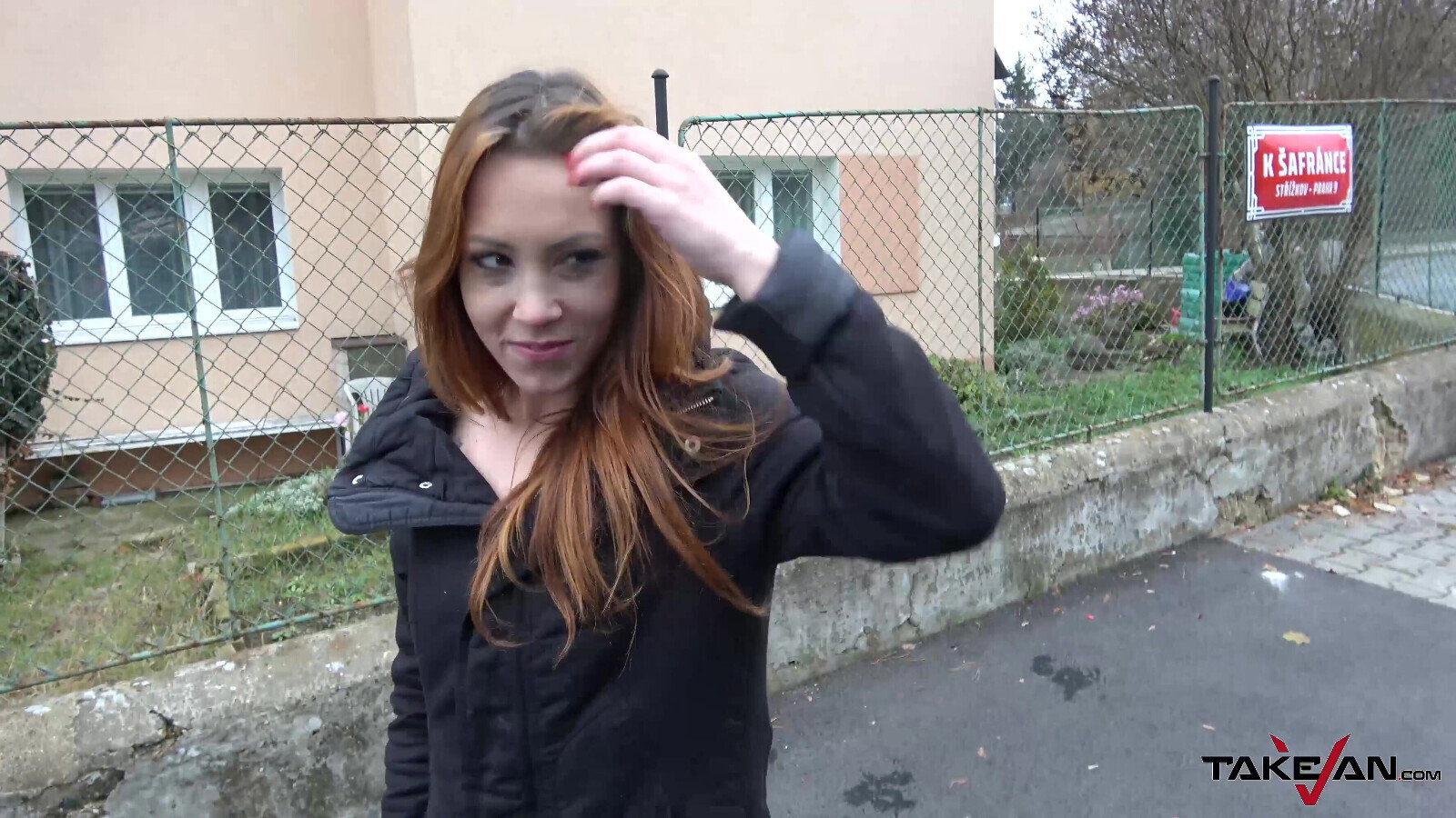 Leggy minx will satisfied after hard aggressive drill