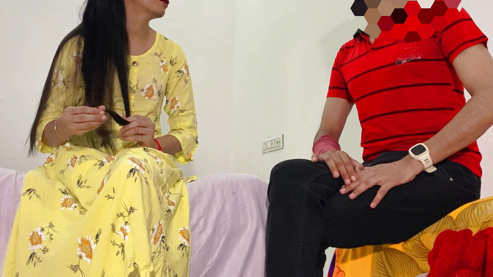 (RAKSHABANDHAN SPECIAL) VIRGIN STEPCOUSIN STEPSISTER came from Delhi RAKHI holiday, fucked pussy hard doggy